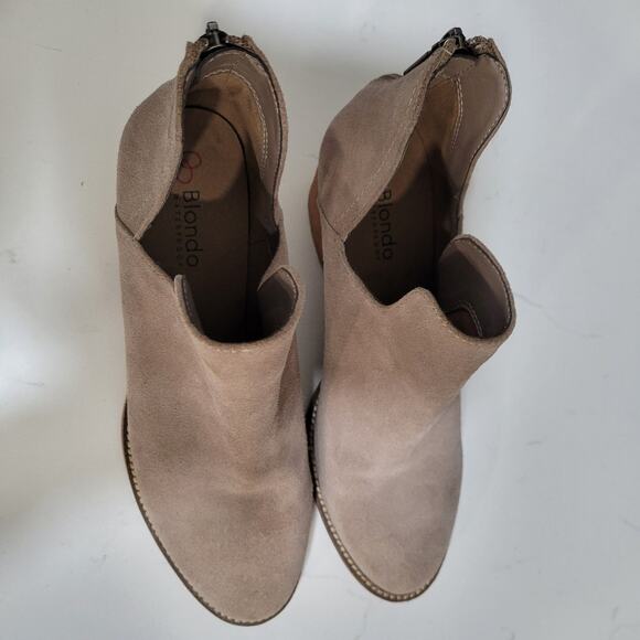 Blondo Neda B6689 Waterproof Suede Ankle Bootie Size 9.5 - Picture 7 of 14